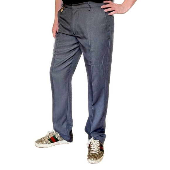 Kenneth Cole - 34W 32L Grey Slacks - Picture 2 of 7